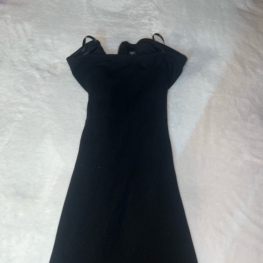 Cute short strapless dress